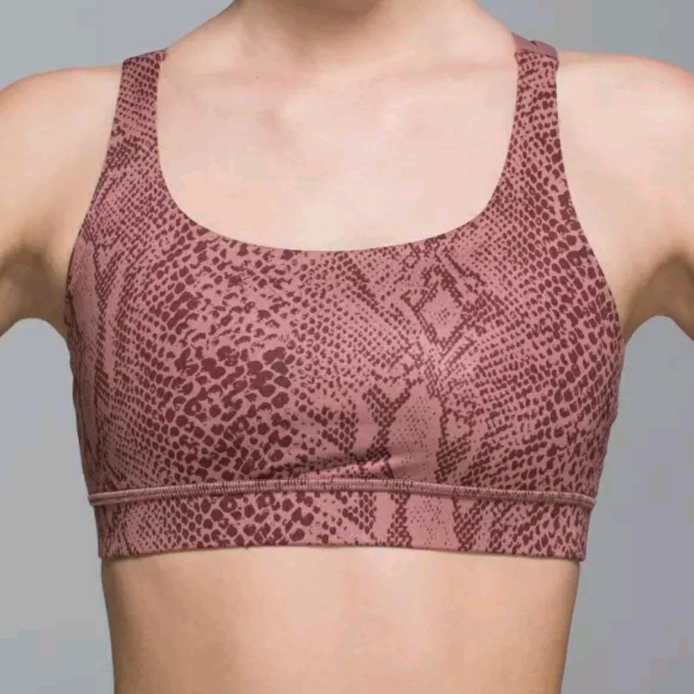 Lululemon Energy Bra Desert Snake Size 2